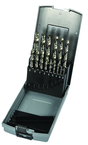15 Pc. 1/16" - 1/2" by 32nds HSS Bright Jobber Drill Set - Exact Tool & Supply