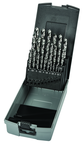 25 Pc. 1mm - 13mm by .5mm HSS Bright Jobber Drill Set - Exact Tool & Supply