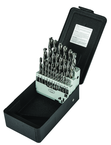 29 Pc. 1/16" - 1/2" by 64ths HSS Surface Treated Jobber Drill Set - Exact Tool & Supply