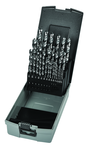 29 Pc. 1/16" - 1/2" by 64ths HSS Bright Jobber Drill Set - Exact Tool & Supply