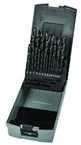 29 Pc. 1/16" - 1/2" by 64ths HSS Surface Treated Jobber Drill Set - Exact Tool & Supply