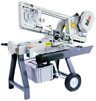 Horizontal/Vertical Bandsaw - #58BD; 9-1/2 x 11'' Capacity; 1/2HP; 1PH; 115V Motor - Exact Tool & Supply