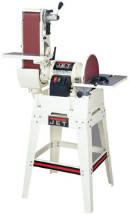 6" x 48" Belt and 12" Disc Floor Standing Combination Sander 1-1/2HP 115/230V; 1PH - Exact Tool & Supply