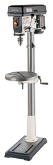Variable Speed Floor Model Drill Press - Model Number W1680 - 17'' Swing; 1HP; 110V Motor - Exact Tool & Supply