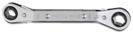 Proto® Offset Double Box Reversible Ratcheting Wrench 1/2" x 9/16" - 6 Point - Exact Tool & Supply