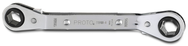 Proto® Offset Double Box Reversible Ratcheting Wrench 12 x 14 mm - 6 Point - Exact Tool & Supply