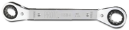 Proto® Offset Double Box Reversible Ratcheting Wrench 19 x 21 mm - 12 Point - Exact Tool & Supply