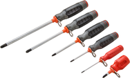 Proto® Tether-Ready 6 Piece Duratek Phillips Screwdriver Set - Exact Tool & Supply