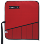 Proto® Red Canvas 7-Pocket Tool Roll - Exact Tool & Supply