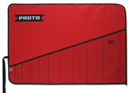 Proto® Red Canvas 10-Pocket Tool Roll - Exact Tool & Supply