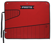 Proto® Red Canvas 18-Pocket Tool Roll - Exact Tool & Supply