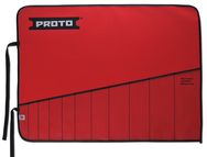 Proto® Red Canvas 11-Pocket Tool Roll - Exact Tool & Supply