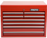 Proto® 440SS 27" Top Chest - 8 Drawer, Red - Exact Tool & Supply