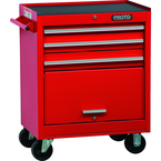 Proto® 440SS 27" Roller Cabinet - 3 Drawer, Red - Exact Tool & Supply