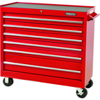 Proto® 440SS 41" Workstation - 6 Drawer, Red - Exact Tool & Supply