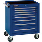 Proto® 450HS 34" Roller Cabinet - 8 Drawer, Blue - Exact Tool & Supply