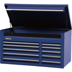 Proto® 450HS 50" Top Chest - 10 Drawer, Blue - Exact Tool & Supply