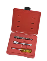 Proto® 1/4" Drive 12 Piece Socket, Combination Set - 12 Point - Exact Tool & Supply