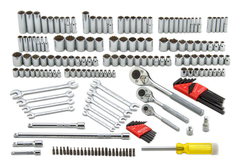 Proto® 1/4", 3/8", 1/2" Drive 184 Piece Socket Set- 6 & 12 - Tools Only - Exact Tool & Supply