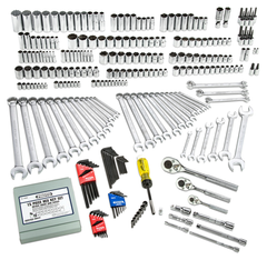 Proto® 1/4", 3/8", & 1/2" Drive 302 Piece Socket Set- 6 and 12 Point - Exact Tool & Supply