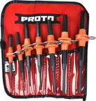 Proto® Tether-Ready 7 Piece Pin Punch Set - Exact Tool & Supply