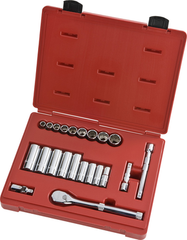 Proto® 3/8" Drive 22 Piece Socket Set - 12 Point - Exact Tool & Supply