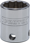 Proto® Tether-Ready 3/8" Drive Socket 17 mm - 12 Point - Exact Tool & Supply