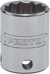 Proto® Tether-Ready 3/8" Drive Socket 18 mm - 12 Point - Exact Tool & Supply