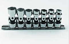 Proto® 3/8" Drive 7 Piece Metric Universal Socket Set - 12 Point - Exact Tool & Supply