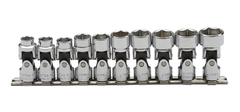 Proto® 3/8" Drive 10 Piece Metric Universal Socket Set - 6 Point - Exact Tool & Supply