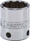 Proto® Tether-Ready 3/8" Drive Socket 21 mm - 12 Point - Exact Tool & Supply