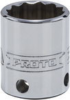 Proto® Tether-Ready 3/8" Drive Socket 3/4" - 12 Point - Exact Tool & Supply