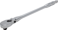 Proto® 1/2" Drive Flex Head Precision 90 Pear Head Ratchet Long 18"- Full Polish - Exact Tool & Supply