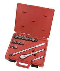Proto® 1/2" Drive 18 Piece Socket Set - 12 Point - Exact Tool & Supply