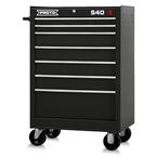 Proto® 440SS 27" Roller Cabinet - 7 Drawer, Black - Exact Tool & Supply