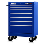 Proto® 440SS 27" Roller Cabinet - 7 Drawer, Blue - Exact Tool & Supply