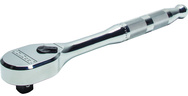 Proto® 1/2" Drive Precision 90 Pear Head Ratchet Standard 11"- Full Polish - Exact Tool & Supply