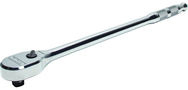 Proto® 1/2" Drive Precision 90 Pear Head Ratchet Long 18"- Full Polish - Exact Tool & Supply
