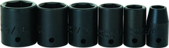 Proto® 1/4" Drive 6 Piece Impact Socket Set - 6 Point - Exact Tool & Supply