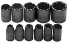 Proto® 1/4" Drive 11 Piece Impact Socket Set - 6 Point - Exact Tool & Supply