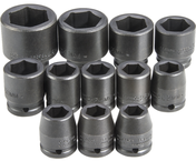 Proto® 3/4" Drive 26 Piece Metric Impact Socket Set - 12 Point - Exact Tool & Supply