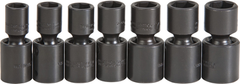 Proto® 1/2" Drive 7 Piece Metric Universal Impact Socket Set - 6 Point - Exact Tool & Supply