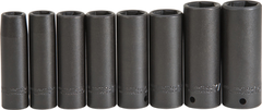 Proto® 1/2" Drive 8 Piece Deep Impact Socket Set - 6 Point - Exact Tool & Supply