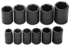 Proto® 1/2" Drive 11 Piece Impact Socket Set - 6 Point - Exact Tool & Supply