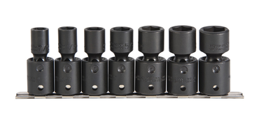 Proto® 1/2" Drive 7 Piece Deep Universal Impact Socket Set - 6 Point - Exact Tool & Supply