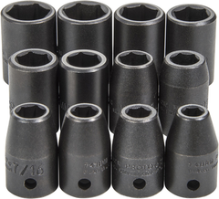 Proto® 1/2" Drive 12 Piece Impact Socket Set - 6 Point - Exact Tool & Supply