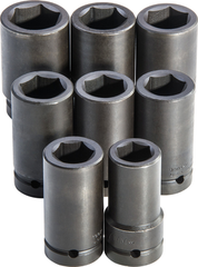 Proto® 1" Drive 8 Piece Deep Metric Impact Socket Set - 6 Point - Exact Tool & Supply