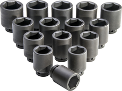 Proto® 1" Drive 15 Piece Deep Impact Socket Set - 6 Point - Exact Tool & Supply