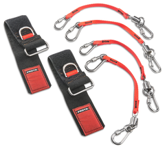 Proto® Tethering D-Ring Wrist Strap System with (2) JWS-DR and (4) JLANWR6LB - Exact Tool & Supply