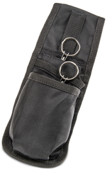 Proto® Tethering D-Ring Pouch with Two Pockets and Retractable Lanyard - Exact Tool & Supply